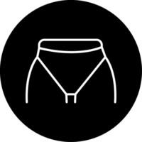 Hips Hip Area Line Circle Inverted vector
