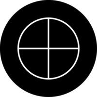 Circular Pie Chart Graph Line Circle Inverted vector