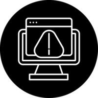 Error Log File Line Circle Inverted vector