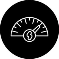Gauge Measurement Tool Line Circle Inverted vector