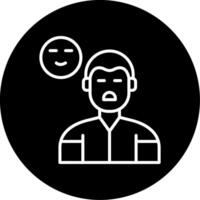 Emotional Responses Overview Line Circle Inverted vector