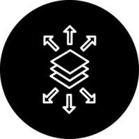 Scale Modification Tool Line Circle Inverted vector
