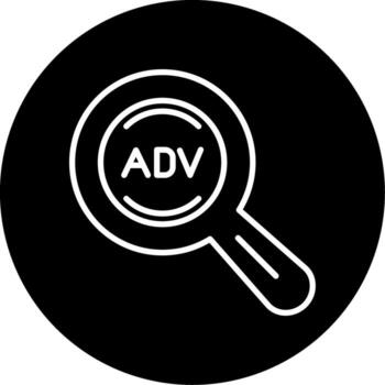 Advanced Search Tool Line Circle Inverted vector