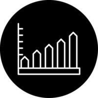 Bar Chart Visualization Line Circle Inverted vector
