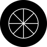 Pie Chart Graphical Data Line Circle Inverted vector