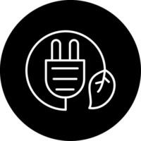 Save Energy Tips Line Circle Inverted vector
