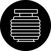 Electrical Transformer Unit Line Circle Inverted vector