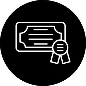 Diploma Setting Degree Configuration Line Circle Inverted vector