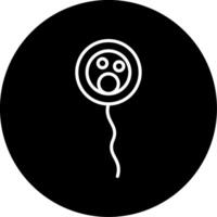 Euglenid Protozoa Group Line Circle Inverted vector