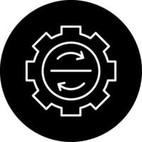 Synchronization Data Tools Line Circle Inverted vector