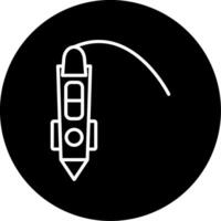 3D Drawing Pen Line Circle Inverted vector