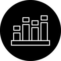stats Graph Line Circle Inverted vector