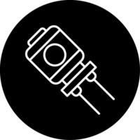 Capacitor Power Component Line Circle Inverted vector