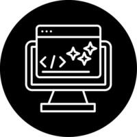 Clean Coding Practices Line Circle Inverted vector