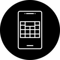 Spreadsheet Editing Tool Line Circle Inverted vector