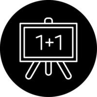 Board Presentation Layout Line Circle Inverted vector