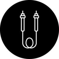 Voltage Indicator Tool Line Circle Inverted vector