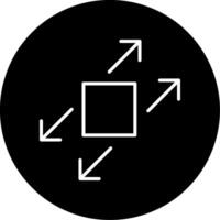 Chemistry Lab Testing Line Circle Inverted vector