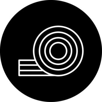 Insulating Tape Use Line Circle Inverted vector