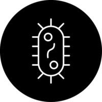 Salmonella Bacterial Infection Line Circle Inverted vector