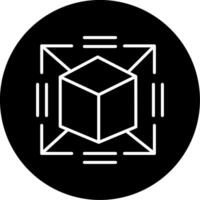 Rapid Prototyping Process Line Circle Inverted vector
