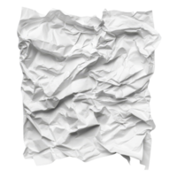 Crumpled transparent paper sheets placed on a plain transparent background showcasing texture and folds in natural light, Crumpled Paper Sheets on transparent background png