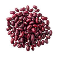 Fresh red adzuki beans arranged on a clean transparent background for culinary and nutritional uses, red beans adzuki isolated on transparent background png