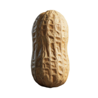 Isolated peanut on a plain background showcasing its natural texture and color, Peanut isolated png