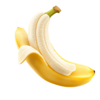 Freshly sliced banana isolated on a transparent background for nutrition and culinary inspiration, Banana slice isolated on transparent background background png