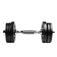 Dumbbells used for strength training fitness exercise isolated on a transparent background for gym enthusiasts, Dumbbells, Weights, Fitness Equipment, Isolated on transparent background Background png