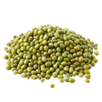 A heap of organic mung beans isolated on a transparent background highlighting their rich color and texture, Heap of organic mung beans isolated png