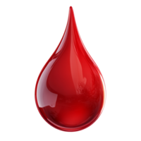 Blood drop splash isolated on a transparent background symbolizes life, health, and vitality in a striking visual display, red blood drop splash isolated on transparent background png