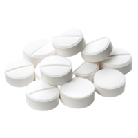 transparent pills on a clean surface showcase their round shape and smooth texture for pharmaceutical use, transparent pills on transparent background png