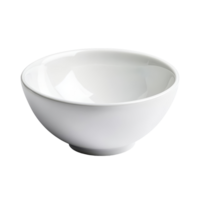 Ceramic transparent bowl isolated on a plain transparent background highlighting its simple design and elegance for a modern kitchen setting, ceramic transparent bowl isolated on transparent png