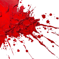 Vibrant red splashes on a transparent canvas create a stunning abstract art piece in an artistic studio setting, red splashes png