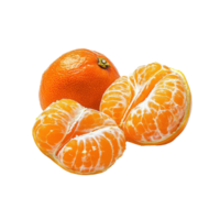 Fresh tangerines isolated on Transparent background showcasing vibrant color and juicy texture, Tangerines Isolated on background png