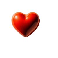 Heart shaped object casts a long shadow on a white background during bright daylight, heart shaped object with a long shadow, white background png