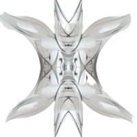 Symmetrical design showcasing intricate patterns with infinite reflections in a modern space, Infinite Reflections Artistic Symmetry in Design, white background png