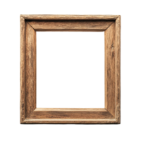 Wooden picture frame isolated on a Transparent background for creative uses and decoration ideas, Wooden picture frame isolated on background png