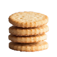Stack of freshly baked cookies on Transparent background showcasing their crispy texture and golden hue, Delicious cookie background backgroung background png