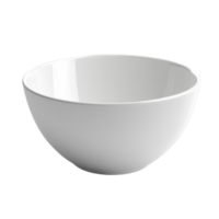 Empty white bowl on a clear background for culinary display and food presentation concepts, Empty white bowlisolated on white background png