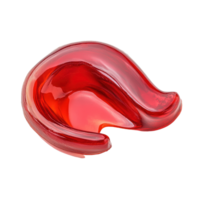 Jelly ear fungus isolated on a Transparent background showcasing its unique shape and translucent texture, Jelly ear isolated on background png