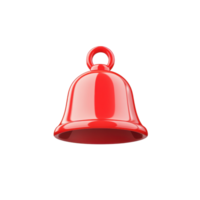 Red notification bell icon isolated on a Transparent background for alert signals and reminders, Notification bell icon isolated on background png