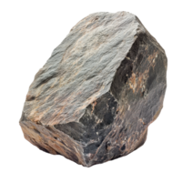 Unique stone with varied textures and colors isolated on a Transparent background for artistic presentation, Stone isolated on background png