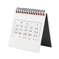 Table calendar with clear layout isolated on Transparent background for easy date reference and planning, table calendar 2025 may isolated on White background png