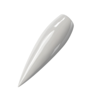 Single shiny nail placed on a Transparent background showcasing its sleek design and elegant form, Single nail isolated on background png