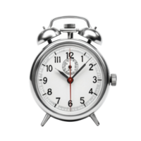 Stopwatch with alarm feature displayed against a clean Transparent background for timekeeping purposes, typical stopwatch isolated on a White background png