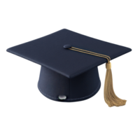 College graduation cap isolated on a Transparent background symbolizing academic achievement and new beginnings, College graduation cap isolated on background png