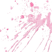 Colorful pink stain splattered on a Transparent background creating an abstract artistic pattern, Pink Stain on background png