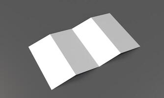 Leaflet paper banner white color isolate mockup page empty blank leaflet template mockup square card print catalog book greeting cover mag poster leaflet mockup sheet note object leaflet present sale photo